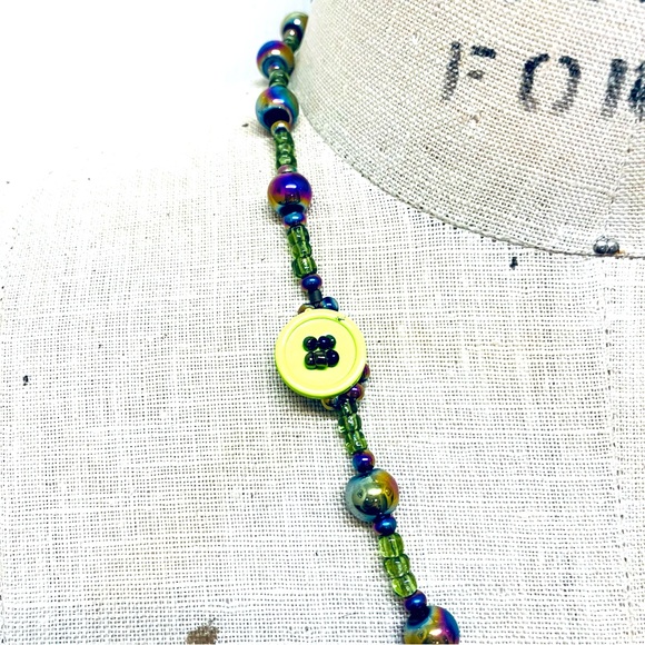 Lime Green Toyland Kitty Cat Balloons Necklace - Picture 4 of 6